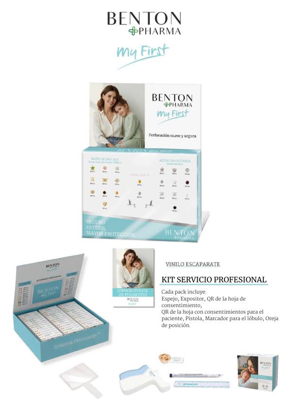 Expositor y kit profesional My First